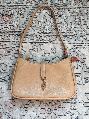 Dkny Pebbled Camel Shoulder Bag